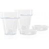 Kit 2 Vasi per Orchidee Kalapanta Trasparente in plastica forati e ...