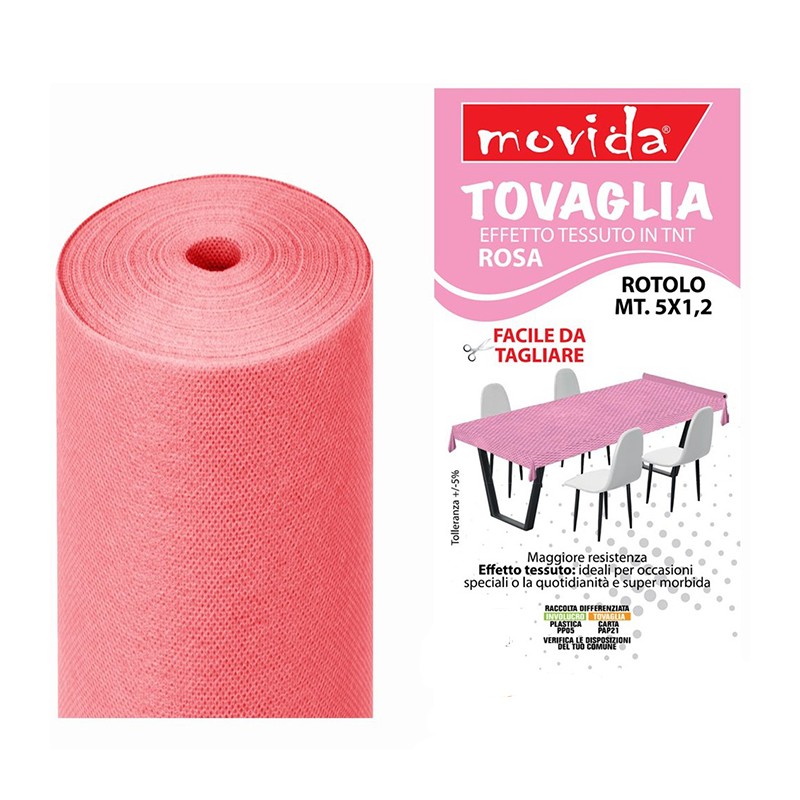 Rotolo in TNT da 5 x 1.2 metri tovaglia usa e getta copertura interni esterni