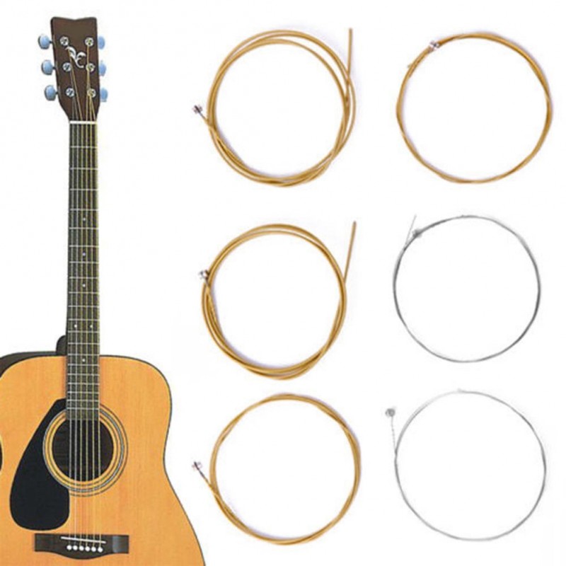 4 pacchi 24 corde chitarra acustica professionale bronzo classica leggere corda