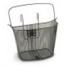 Cestino anteriore con ganci bicicletta cesto bici ferro 26x26x34 cm...