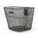 Cestino anteriore bicicletta cesto bici ferro 23x26x33 cm portatutto senza ganci