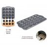 Set 12 teglie da forno acciaio antiaderenti rettangolare tonda muff...