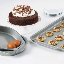 Set 12 teglie da forno acciaio antiaderenti rettangolare tonda muffin pizza kit