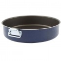 Set 4 teglie da forno alluminio antiaderenti rettangolare tonda lasagnera kit