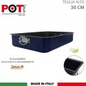 Set 4 teglie da forno alluminio antiaderenti rettangolare tonda lasagnera kit