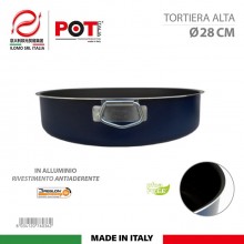 Set 4 teglie da forno alluminio antiaderenti rettangolare tonda lasagnera kit