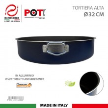 Set 4 teglie da forno alluminio antiaderenti rettangolare tonda lasagnera kit