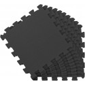 Tappeto puzzle tappetino fitness palestra 9pz multiuso in schiuma EVA 30x30cm
