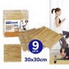 Tappeto Puzzle Eva tappetino componibile 9pz piscina palestra effet...