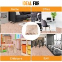 Tappeto Puzzle Eva tappetino componibile 9pz piscina palestra effetto legno parquet