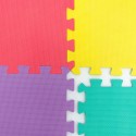 Tappeto Puzzle Eva tappetino componibile gioco piscina palestra 9 pz colorati
