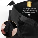 Cappello nero Tocco Laurea Laureato Laureata con pennacchio rosso donna uomo