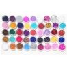 15x Barattoli di Brillantini decorazione unghie polvere colorata nail art salone manicure
