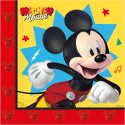 Kit addobbi festa compleanno Topolino Mickey Jump 16 Persone piatti bicchieri 