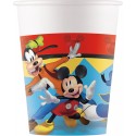 Kit addobbi festa compleanno Topolino Mickey Jump 16 Persone piatti bicchieri 