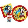 Kit addobbi festa compleanno Topolino Mickey Jump 24 Persone piatti...