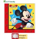 Kit addobbi festa compleanno Topolino Mickey Jump 24 Persone piatti bicchieri