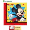 Kit addobbi festa compleanno Topolino Mickey Jump 24 Persone piatti...