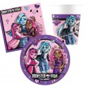 Kit addobbi festa compleanno Monster high 16 Persone piatti bicchieri 52 pezzi 