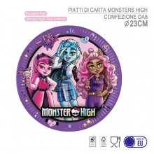 Kit addobbi festa compleanno Monster high 16 Persone piatti bicchieri 52 pezzi 