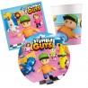 Procos Kit addobbi festa compleanno Stumble Guys 16 Persone piatti ...