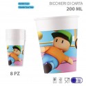 Kit addobbi festa compleanno Stumble Guys 16 Persone piatti bicchieri 52 pezzi 