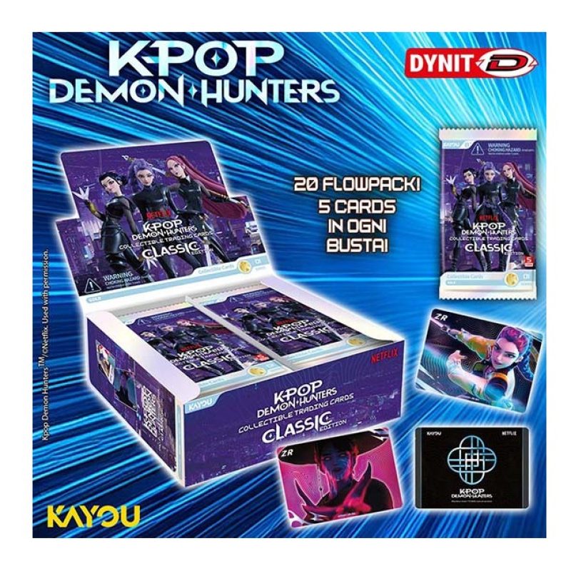Box 100 carte collezionabili K-pop Demon Hunter kayou Netflix Edizi...