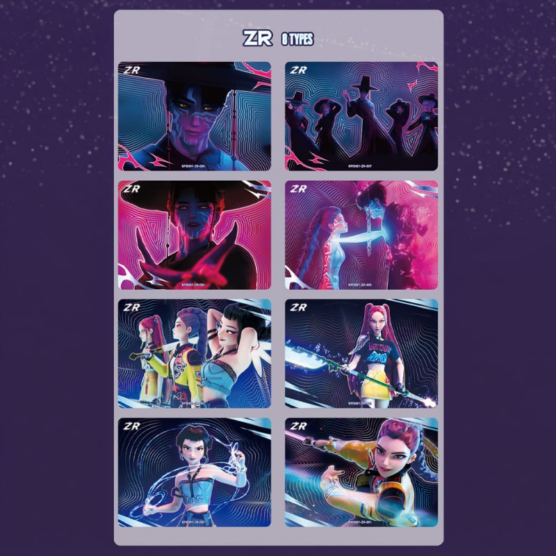 Box 100 carte collezionabili K-pop Demon Hunter kayou Netflix Edizi...