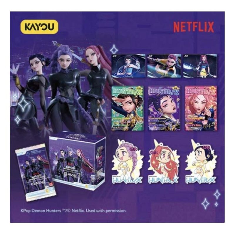 Box 100 carte collezionabili K-pop Demon Hunter kayou Netflix Edizi...