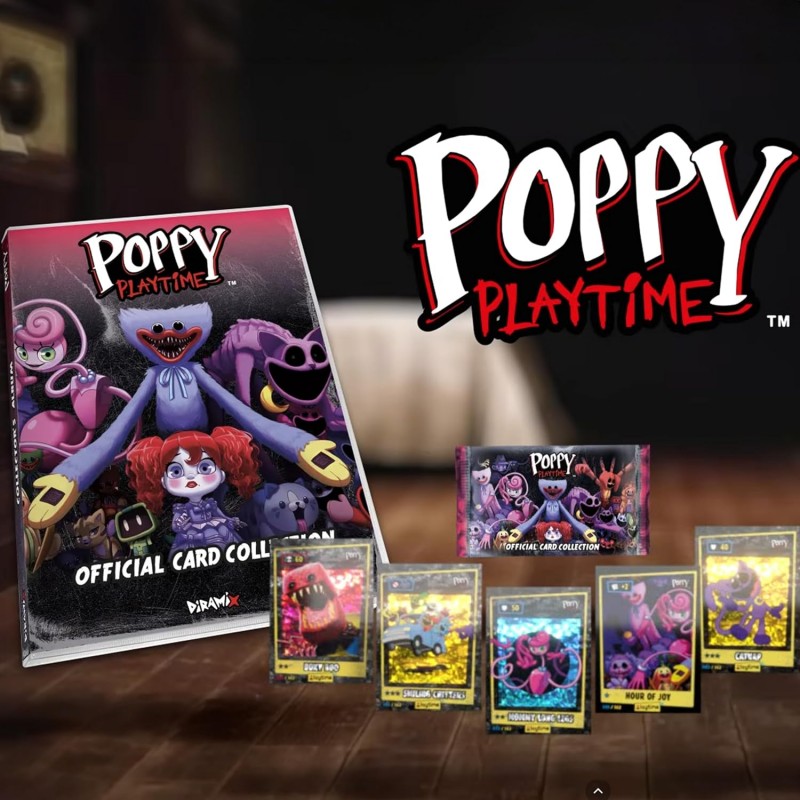 Lamincard Poppy Playtime - Trading Card Game Collezione Raccoglitor...