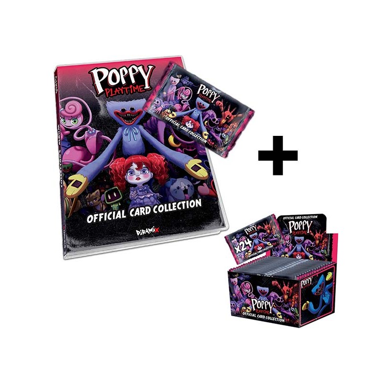 Poppy Playtime Diramix Playtime Trading Card Game raccoglitore + box 25 bustine