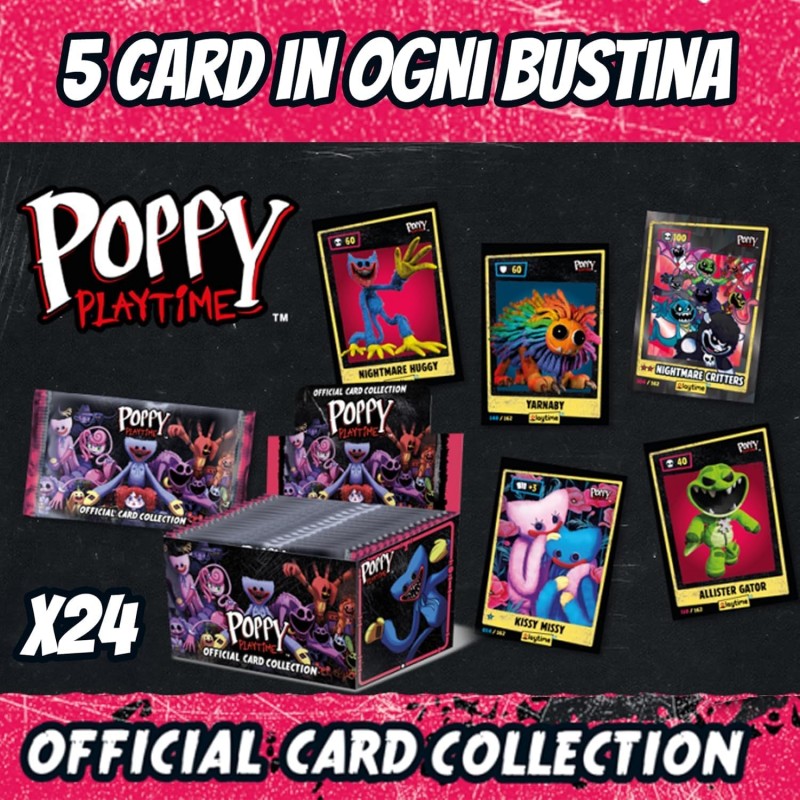 Poppy Playtime Diramix Playtime Trading Card Game raccoglitore + bo...