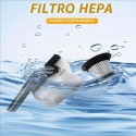 Aspirapolvere portatile 5 in 1 a batteria 21 V HEPA casa cantiere auto 300 W