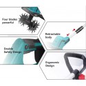 Motozappa a batteria elettrozappa zappatrice motocoltivatore 2 batterie terreno 
