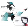 Motozappa a Batteria Elettrozappa Zappatrice Motocoltivatore for ca...
