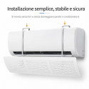 2 Deflettori Aria Condizionata Regolabili 56-90 cm 180°
