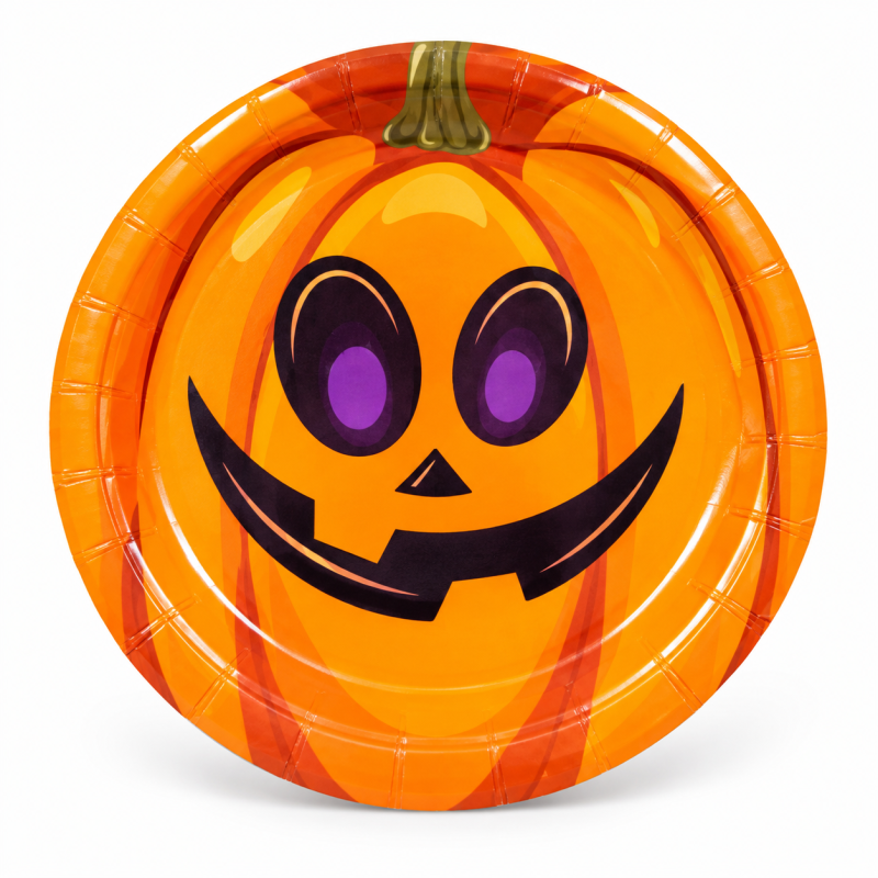 WE PARTY 36 Piatti per festa Halloween Zucca 23 cm 6 Confezioni da ...
