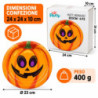 WE PARTY 36 Piatti Halloween Teschio 18 cm in Carta per Festa Party...