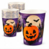 WE PARTY 36 Bicchieri Halloween 270 ml con Zucca e Pipistrelli per ...