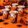WE PARTY 36 Bicchieri Halloween 270 ml con Zucca e Pipistrelli per ...
