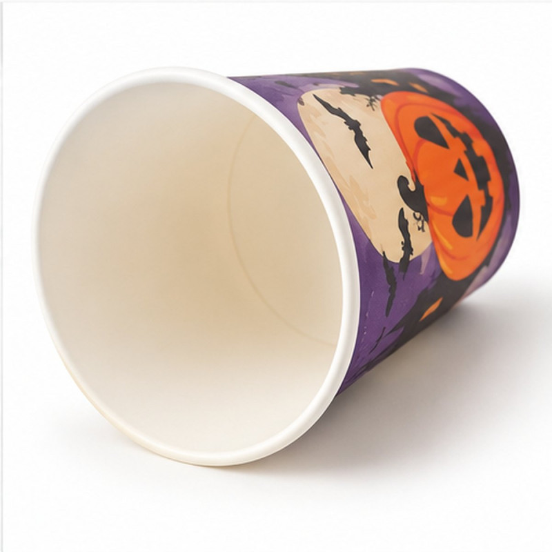 WE PARTY 36 Bicchieri Halloween 270 ml con Zucca e Pipistrelli per ...