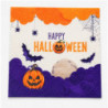WE PARTY 96 Tovaglioli Halloween 33x33 cm in Carta con Zucca e Pipi...