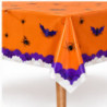 WE PARTY 6 Tovaglie Halloween 137x220 cm in Plastica Arancioni e Vi...
