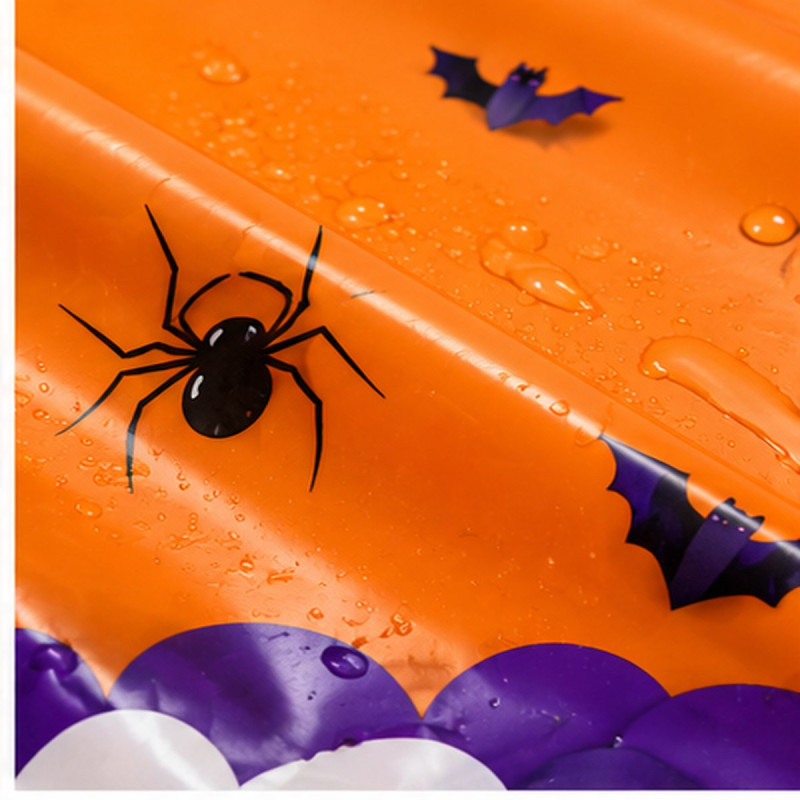 WE PARTY 6 Tovaglie Halloween 137x220 cm in Plastica Arancioni e Vi...