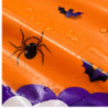 WE PARTY 6 Tovaglie Halloween 137x220 cm in Plastica Arancioni e Vi...