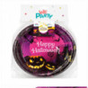 WE PARTY 36 Piatti Halloween Happy Halloween 23 cm in Carta Viola –...