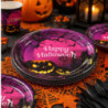 WE PARTY 36 Piatti Halloween Happy Halloween 23 cm in Carta Viola –...