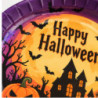 WE PARTY 36 Piatti Halloween Happy Halloween 18 cm Arancioni con Ca...