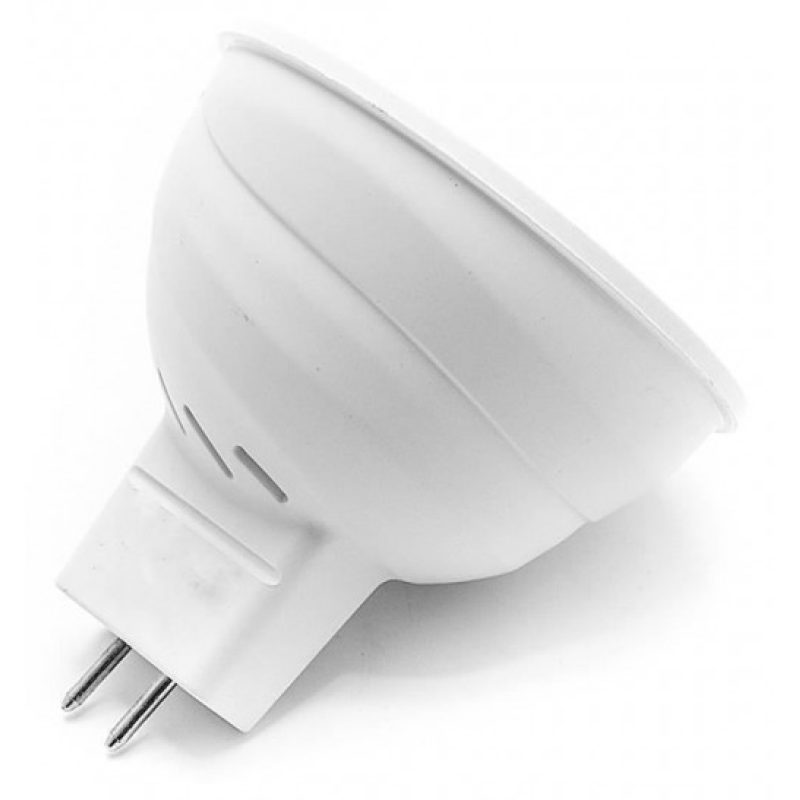 Lampadina faretto LED 3,8W luce fredda interno SMD 120° risparmio energetico