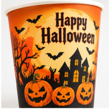 WE PARTY 36 Bicchieri Halloween Happy Halloween 270 ml con Zucca – ...